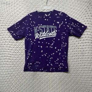 Kansas State Wildcats Shirt Mend Sz S Purple Top Pressbox by Royce Apparel